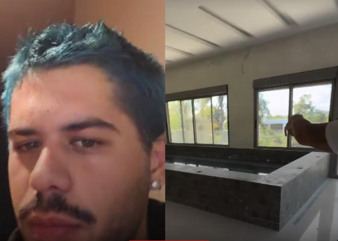 Zé Felipe revela mansão com piscina dentro do quarto e impressiona web