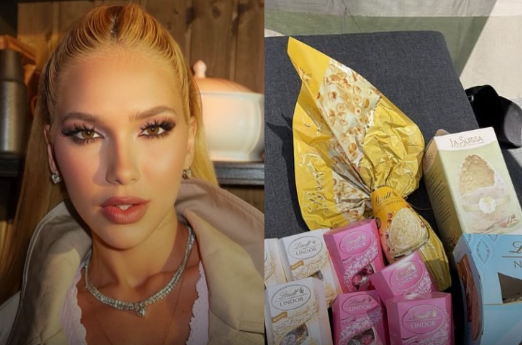 Virginia Fonseca ganha presentão de Páscoa e ostenta chocolates de mais de R$ 1 mil