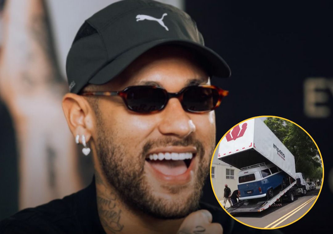 LUXO! Neymar ganha Kombi de R$ 270 mil inspirada na infância.