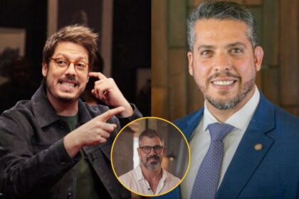 POLÊMICA! Deputado propõe honraria a Juliano Cazarré e repúdio a Fábio Porchat.